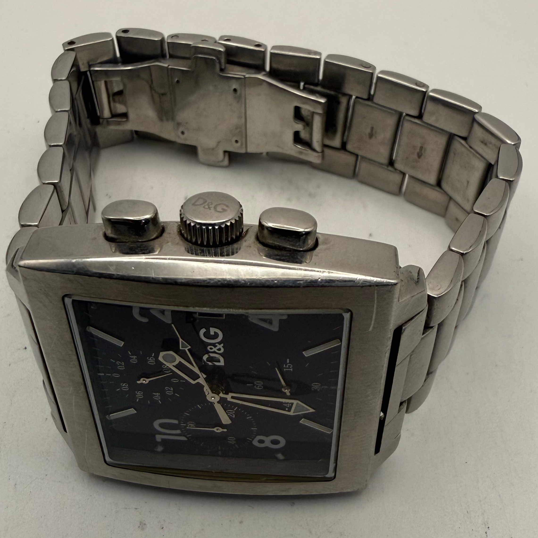 Dolce & Gabbana D&G Time Blue Chronograph Date Watch (Fully Tested and Working)- £50.00