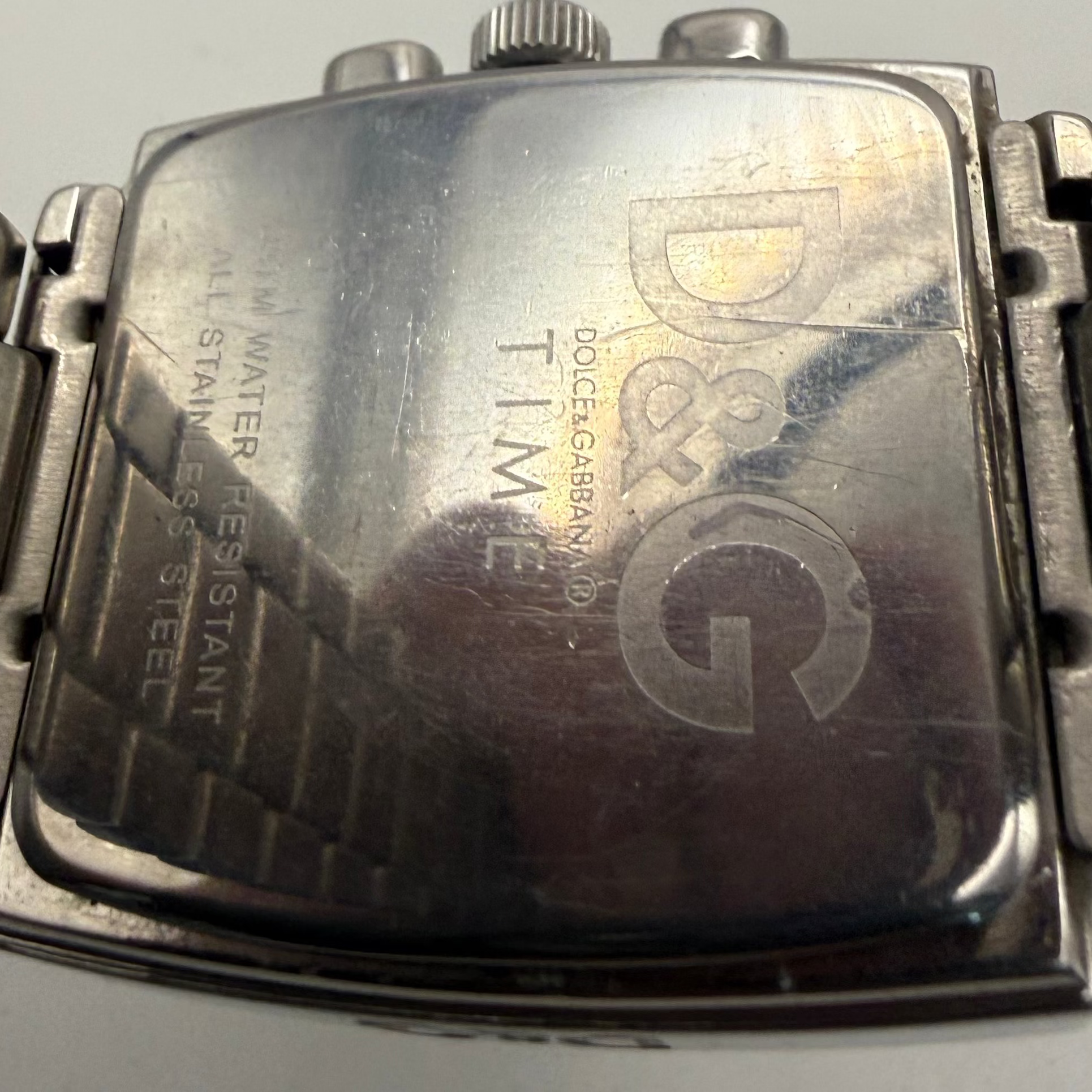 Dolce & Gabbana D&G Time Blue Chronograph Date Watch (Fully Tested and Working)- £50.00
