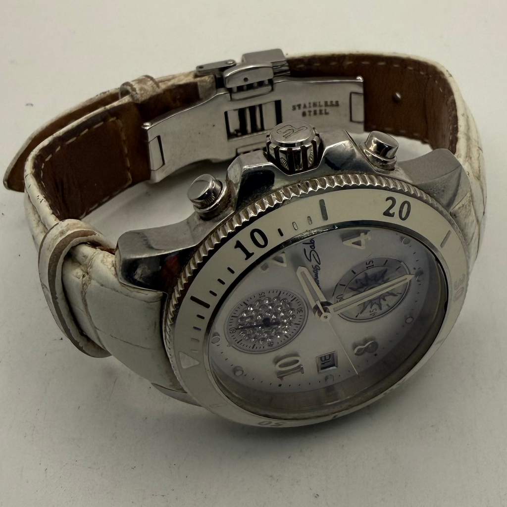 Thomas Sabo White Chronograph Date Quartz Watch 1984 Edition (Fully Tested and Working)- £35.00