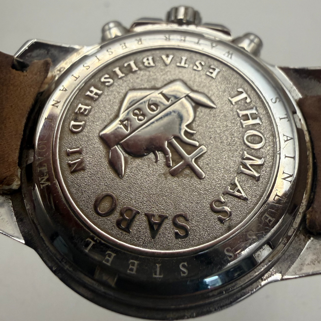 Thomas Sabo White Chronograph Date Quartz Watch 1984 Edition (Fully Tested and Working)- £35.00