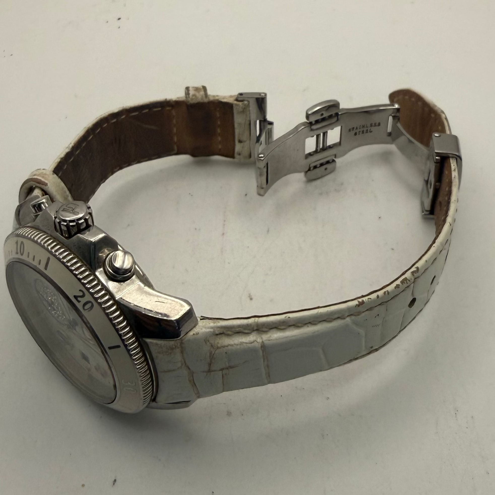 Thomas Sabo White Chronograph Date Quartz Watch 1984 Edition (Fully Tested and Working)- £35.00