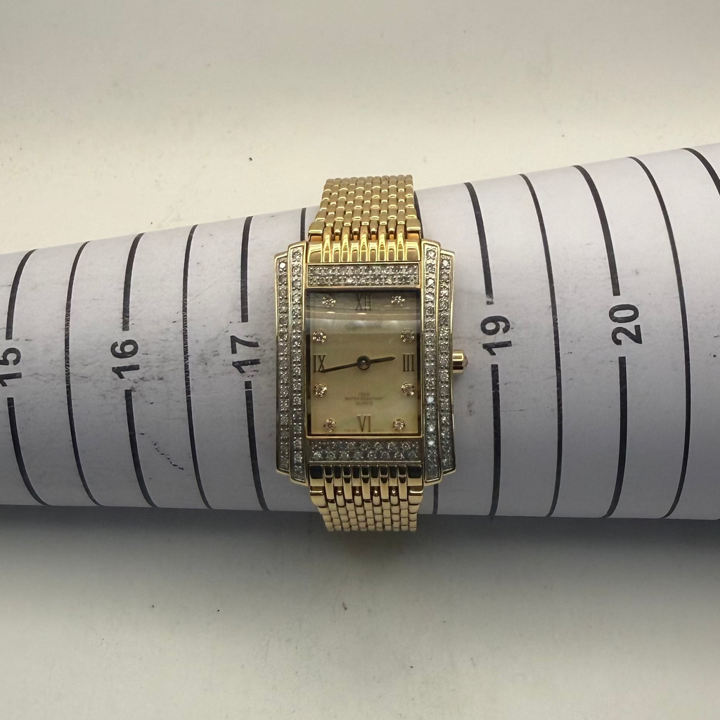 Ingersoll Diamond IG0002DM Gold Tone Mother of Pearl Swiss Quartz Watch (Fully Tested and Working)- £110.00