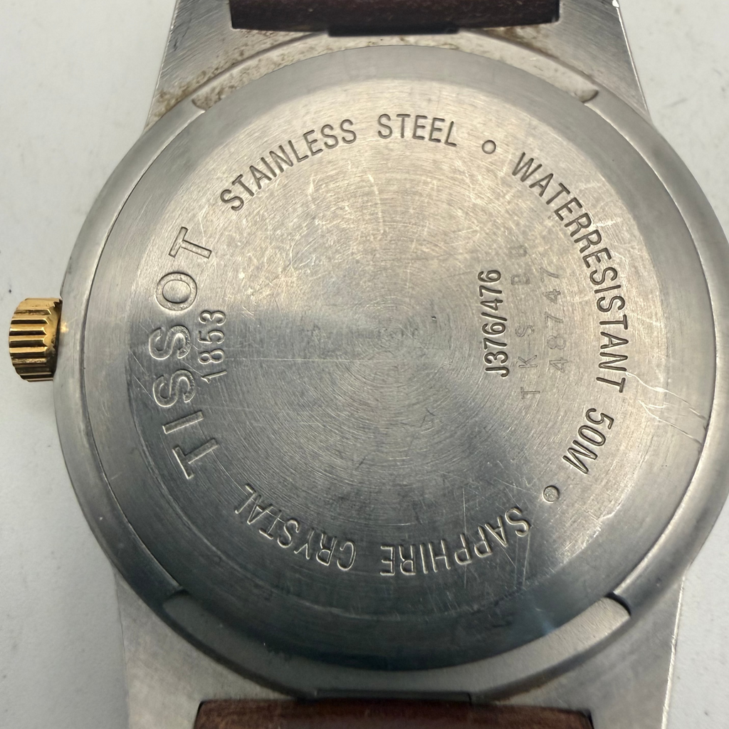 Tissot PR 50 Two-Tone White Dial Swiss Quartz Leather Strap Watch (Fully Tested and Working)- £120.00