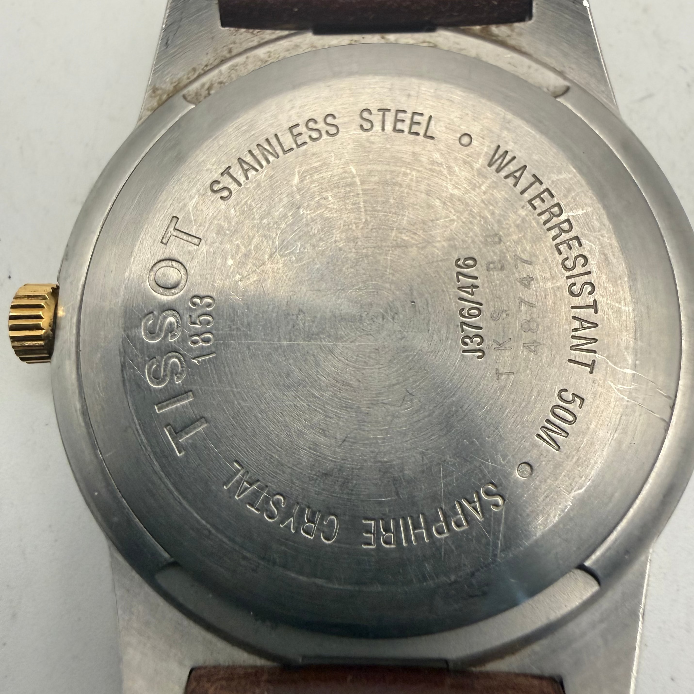 Tissot PR 50 Two-Tone White Dial Swiss Quartz Leather Strap Watch (Fully Tested and Working)- £120.00