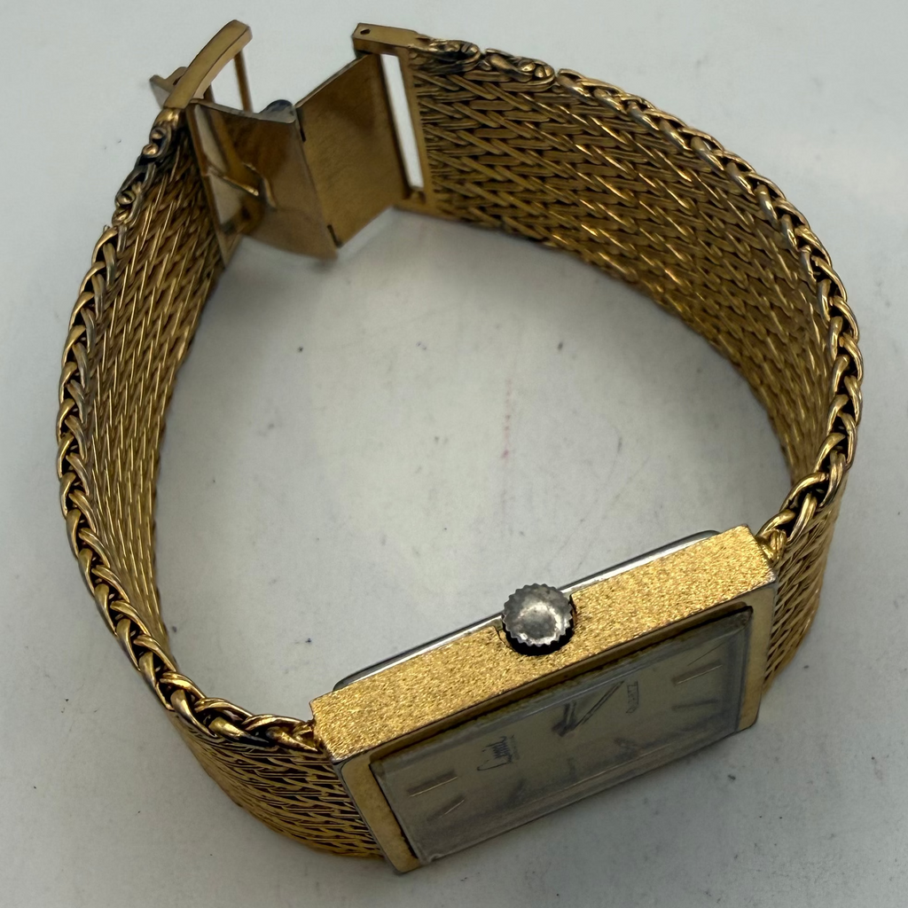 Limit International Gold Tone Rectangular Quartz Vintage Bracelet Watch (Fully Tested and Working)- £35.00