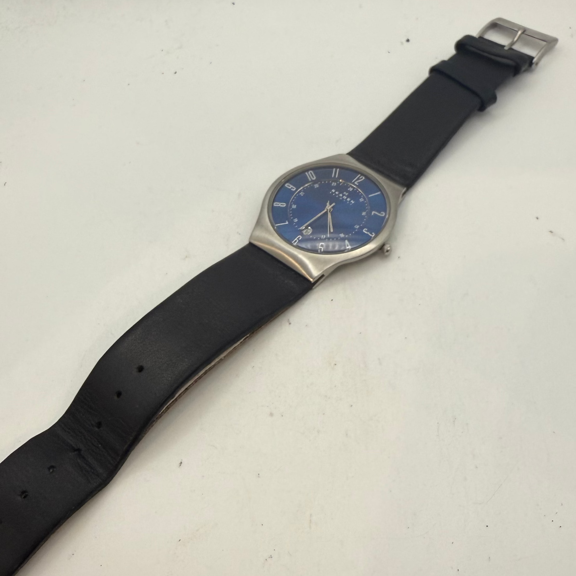 Skagen Denmark 233XXLSLN Blue Dial Quartz Men's Watch (Fully Tested and Working)- £50.00
