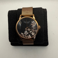 Radley London Rose Gold Floral Black Dial Ladies Watch RY4346-87 (Fully Tested and Working)- £25.00