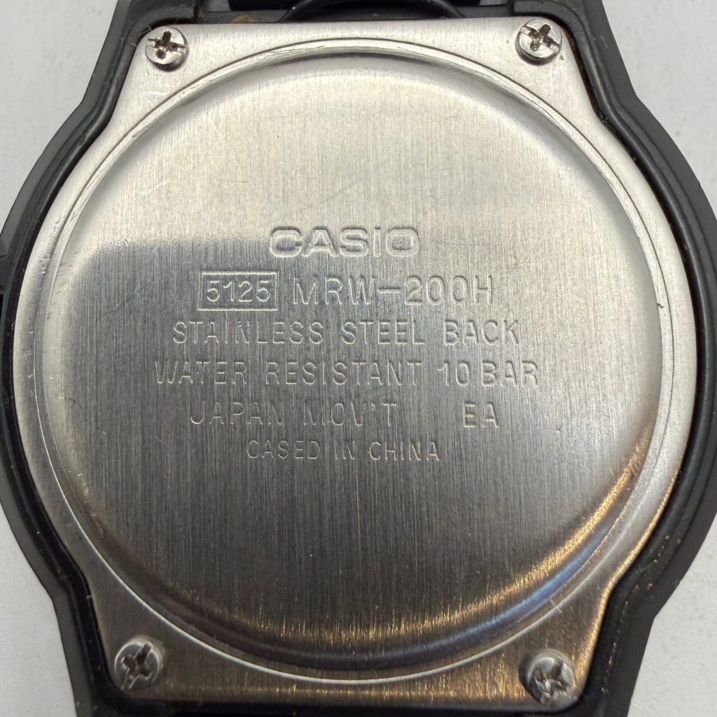 Casio MRW-200H Black Quartz Day Date 100M Watch (Fully Tested and Working)- £30.00