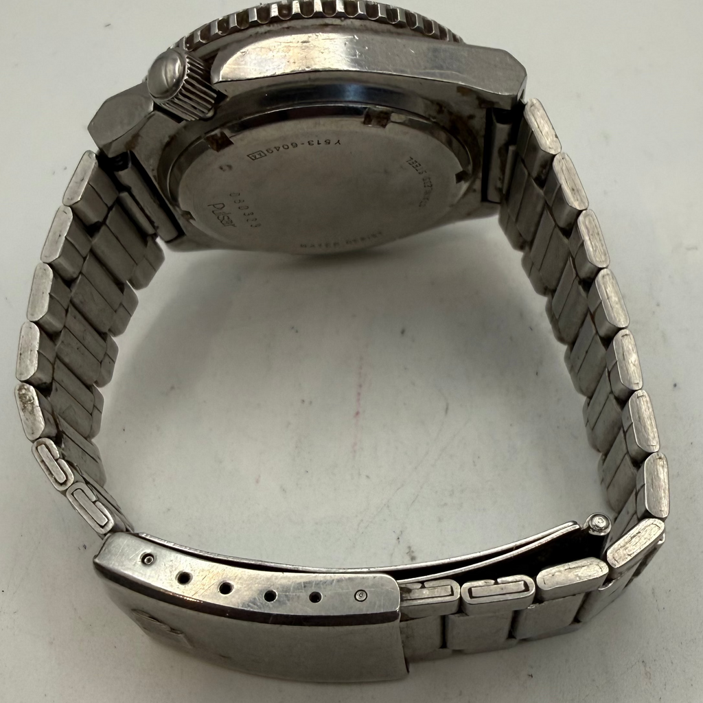 Pulsar Vintage Diver Style Day/Date Quartz Watch 080323 (Fully Tested and Working)- £50.00