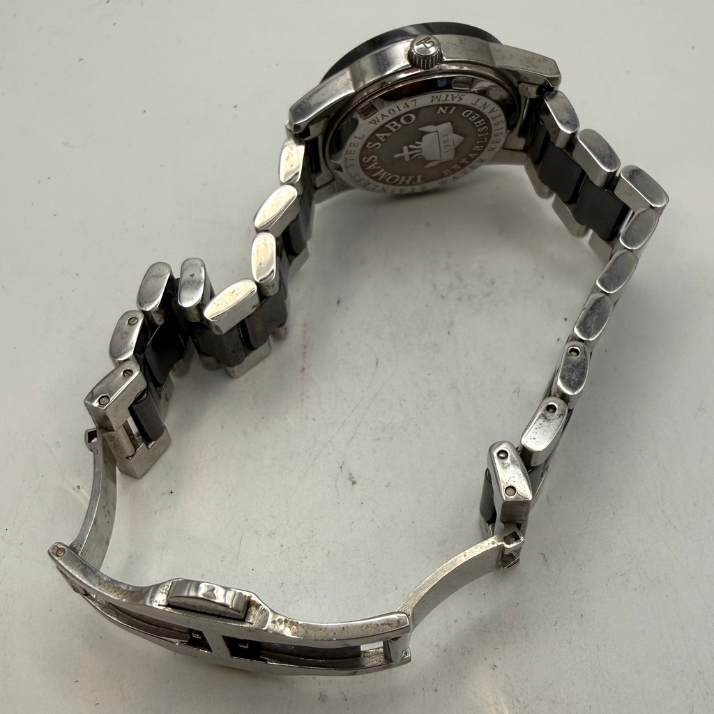 Thomas Sabo Black Ceramic & Stainless Steel Ladies Quartz Watch WA0147 (Fully Tested and Working)- £45.00