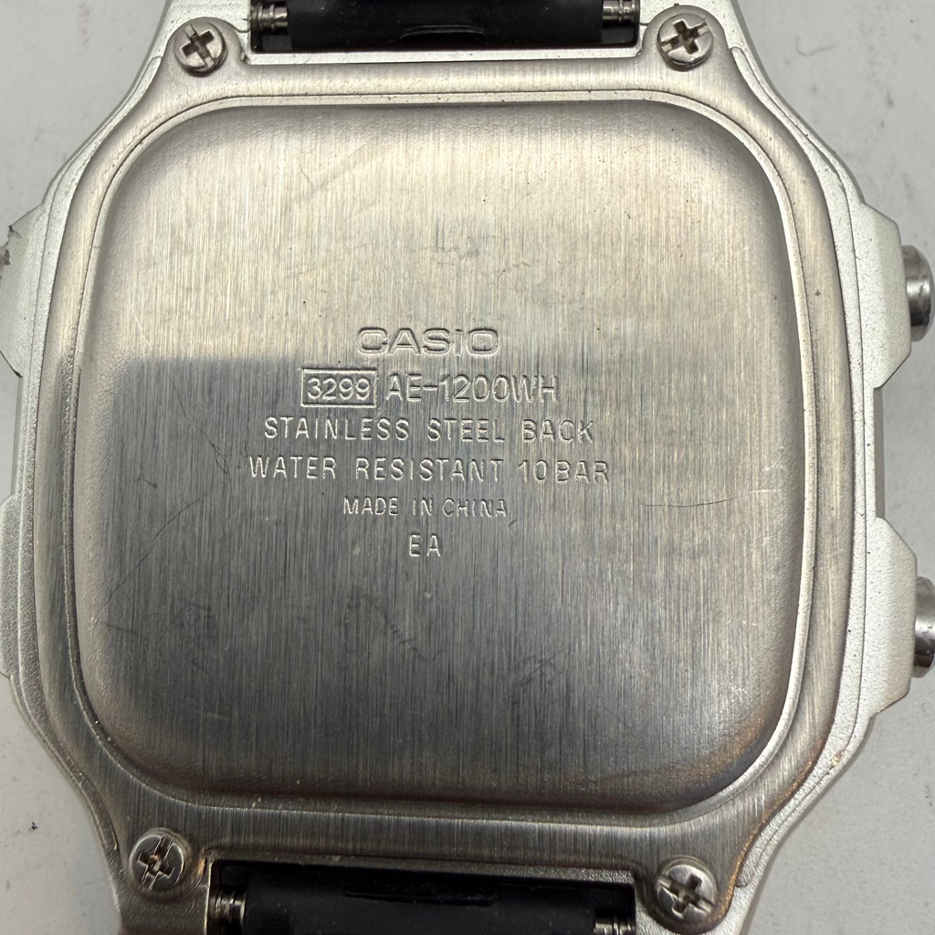 Casio AE-1200WH World Time Digital Watch 10 Year Battery WR100M (Fully Tested and Working)- £35.00