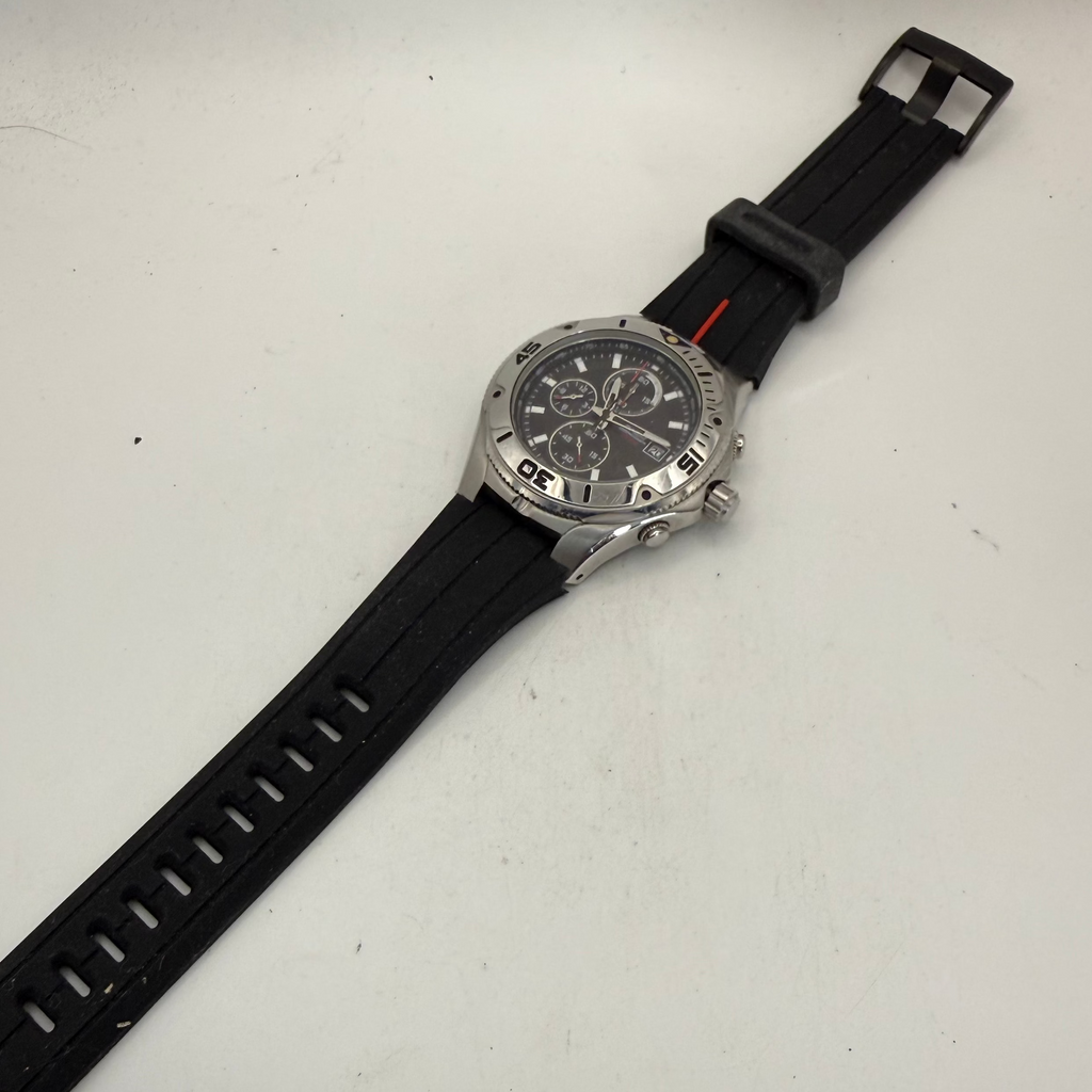 Casio Chronograph WR200M Black Dial Men's Watch MTD-1057 (Fully Tested and Working- £65.00