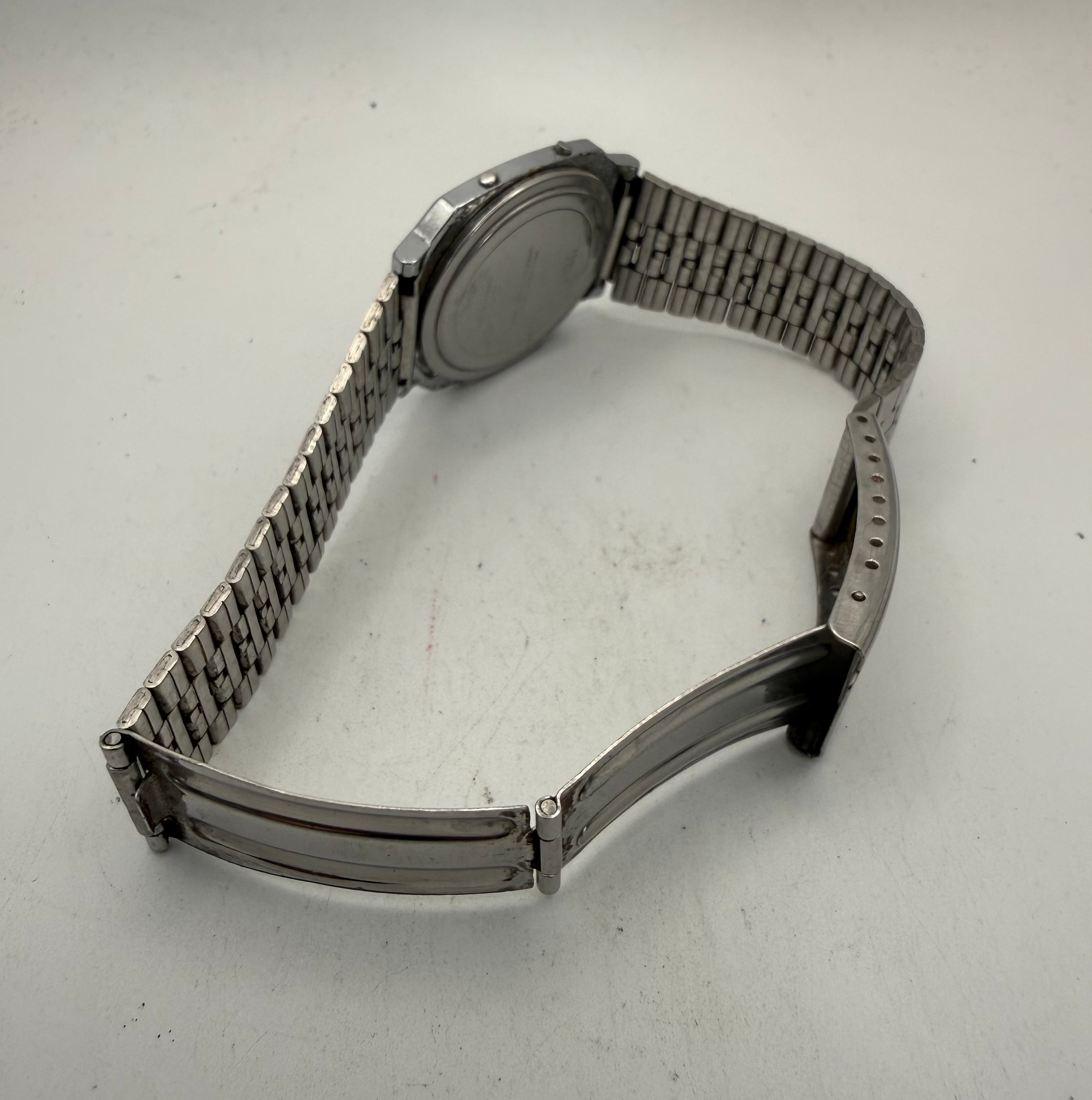 Timex Quartz Vintage LCD Digital Watch Stainless Steel (Fully Tested and Working)- £35.00