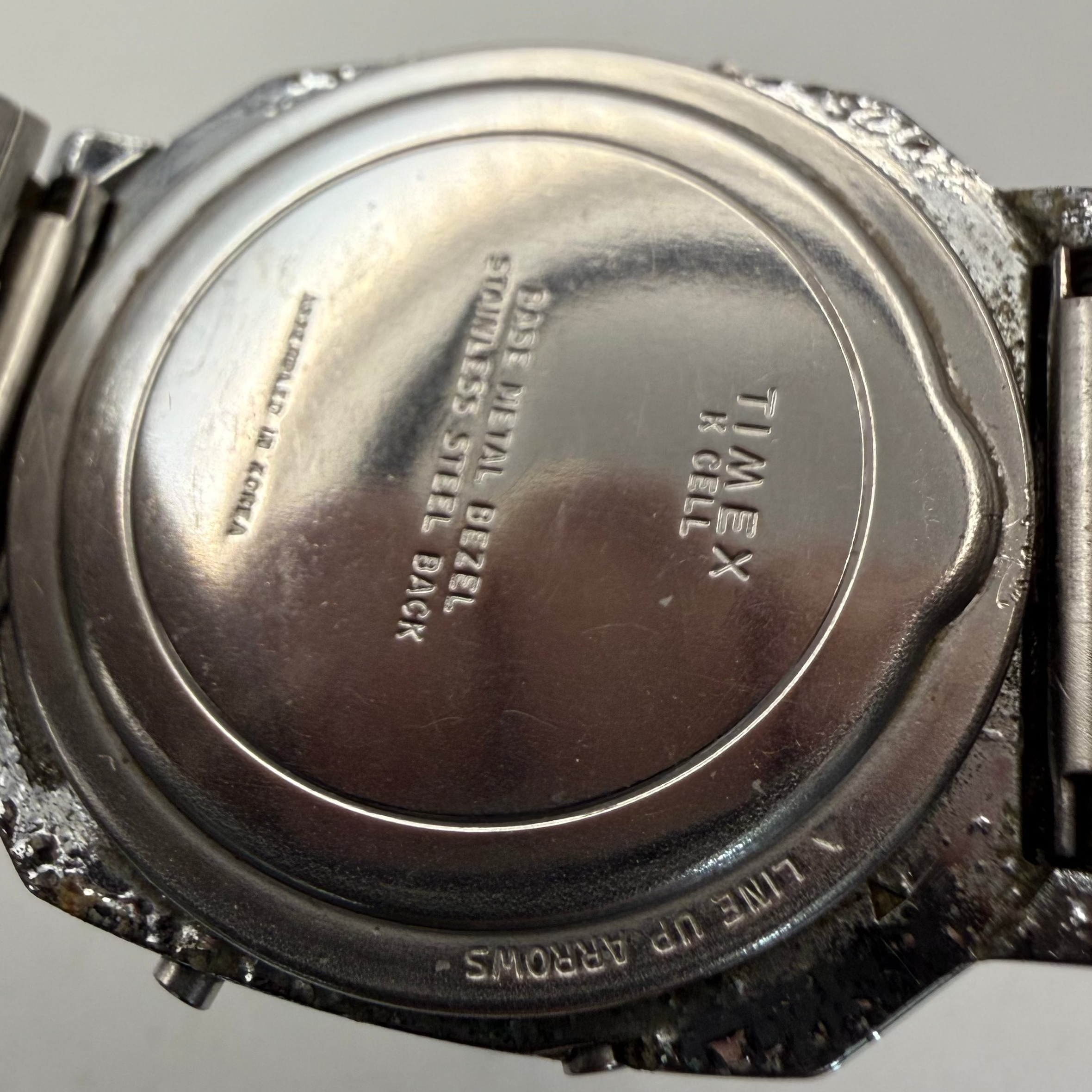 Timex Quartz Vintage LCD Digital Watch Stainless Steel (Fully Tested and Working)- £35.00