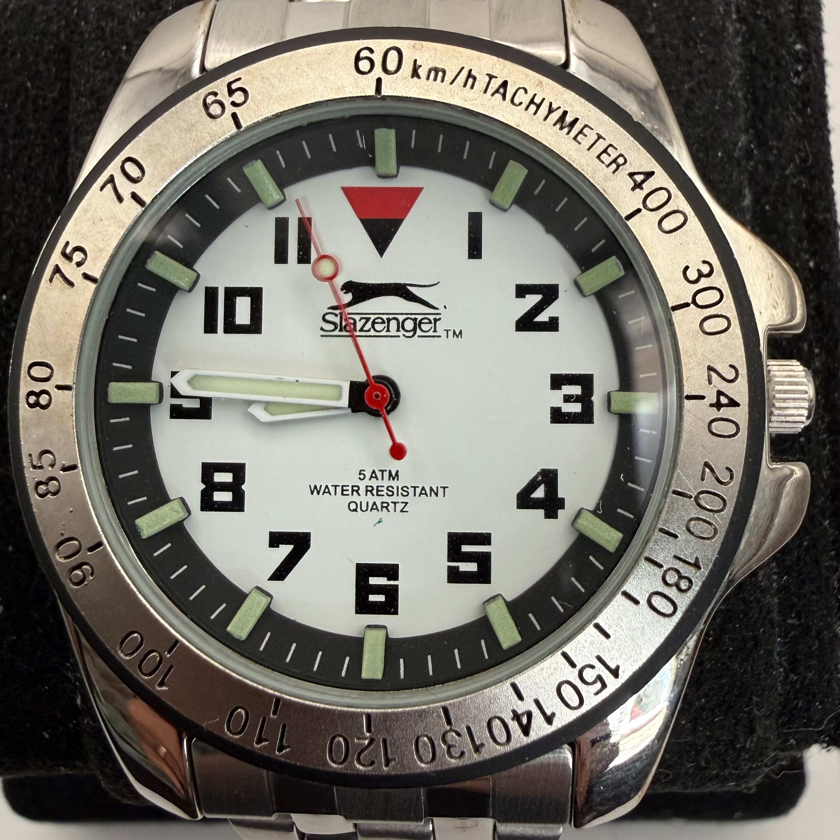 Slazenger SLZ121/B White Dial Stainless Steel Quartz Men's Watch (Fully Tested and Working)- £20.00
