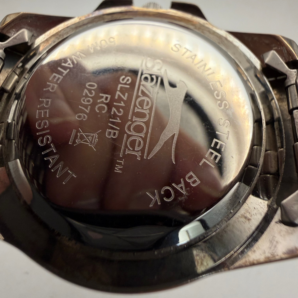 Slazenger SLZ121/B White Dial Stainless Steel Quartz Men's Watch (Fully Tested and Working)- £20.00