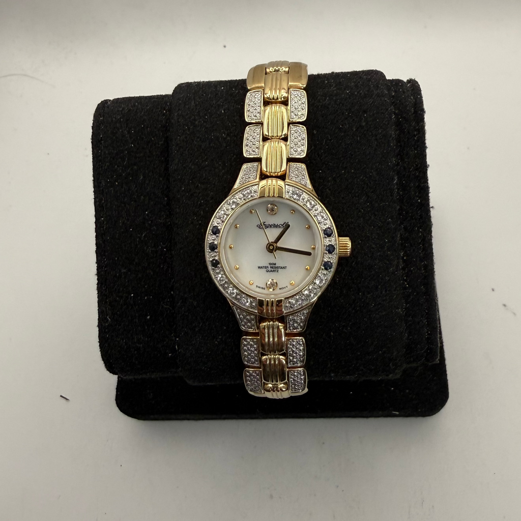 Ingersoll Gems IG0113 Gold Tone Swiss Quartz Ladies Watch (Fully Tested and Working)- £35.00