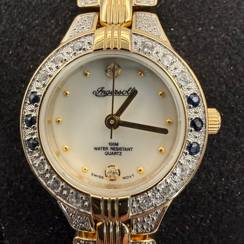 Ingersoll Gems IG0113 Gold Tone Swiss Quartz Ladies Watch (Fully Tested and Working)- £35.00