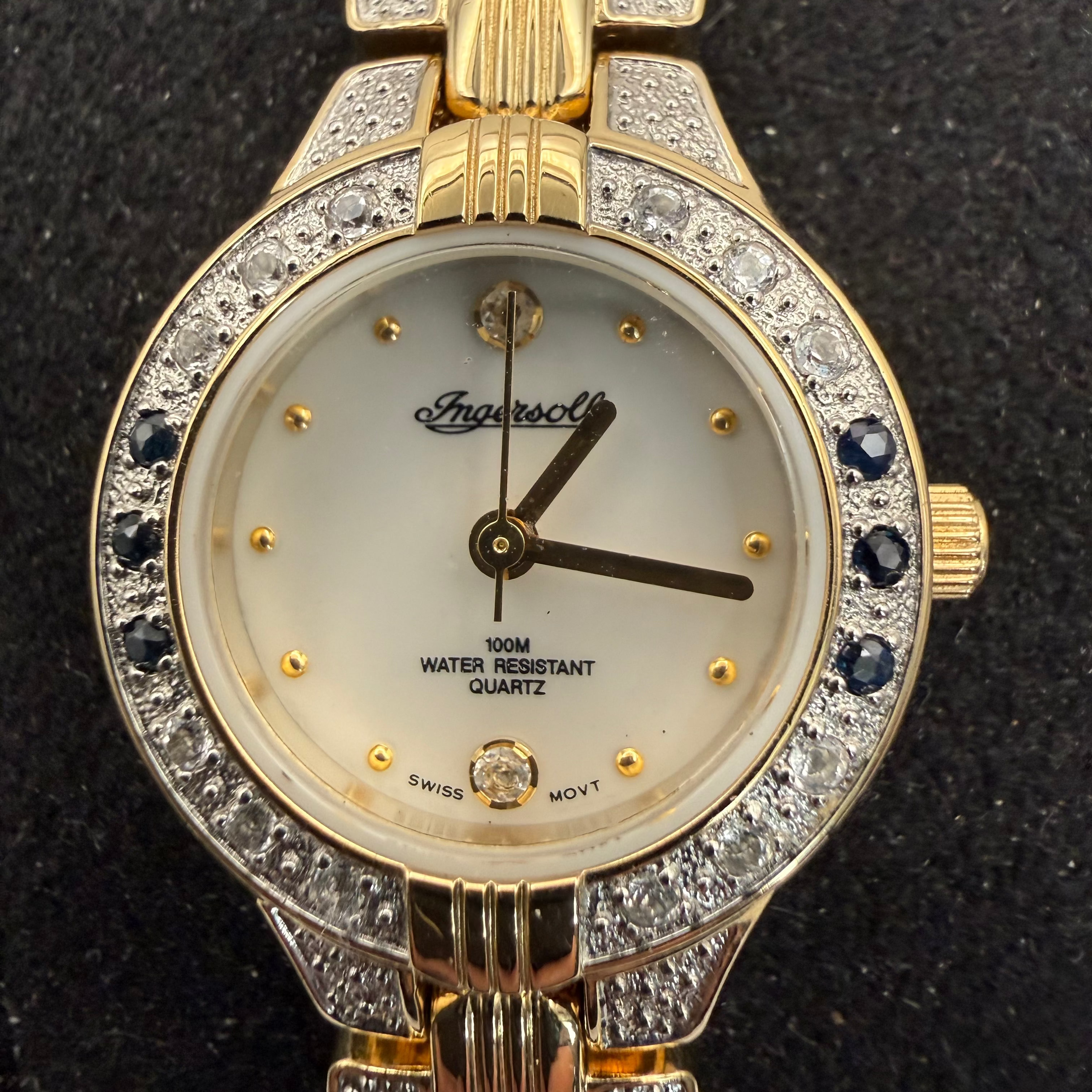 Ingersoll Gems IG0113 Gold Tone Swiss Quartz Ladies Watch (Fully Tested and Working)- £35.00