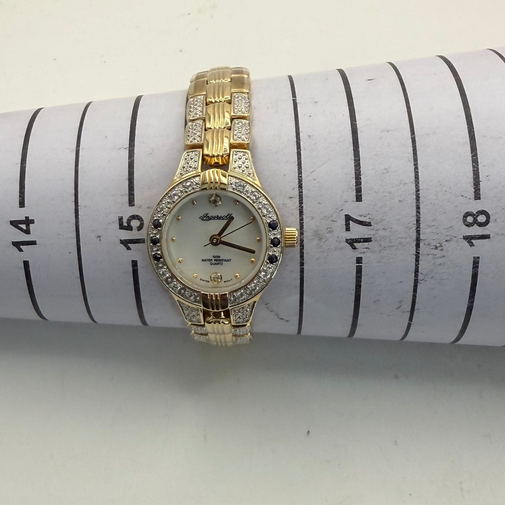 Ingersoll Gems IG0113 Gold Tone Swiss Quartz Ladies Watch (Fully Tested and Working)- £35.00