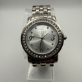 Lipsy London Ladies Silver Crystal Bezel Watch- £9.99
