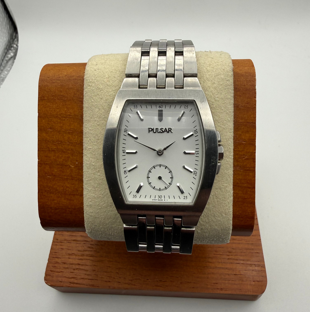 Pulsar Tonneau Small Seconds – Silver Dial- £44.99