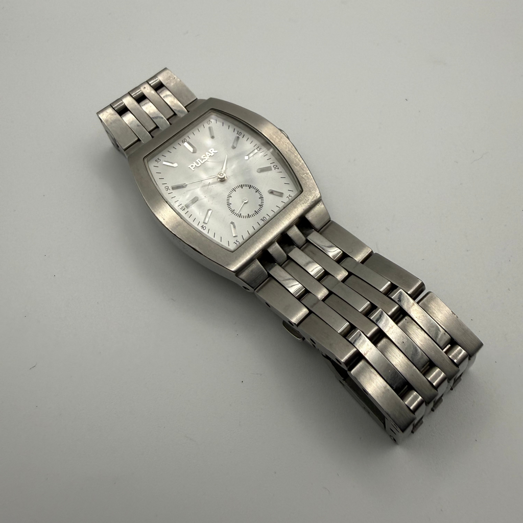 Pulsar Tonneau Small Seconds – Silver Dial- £44.99