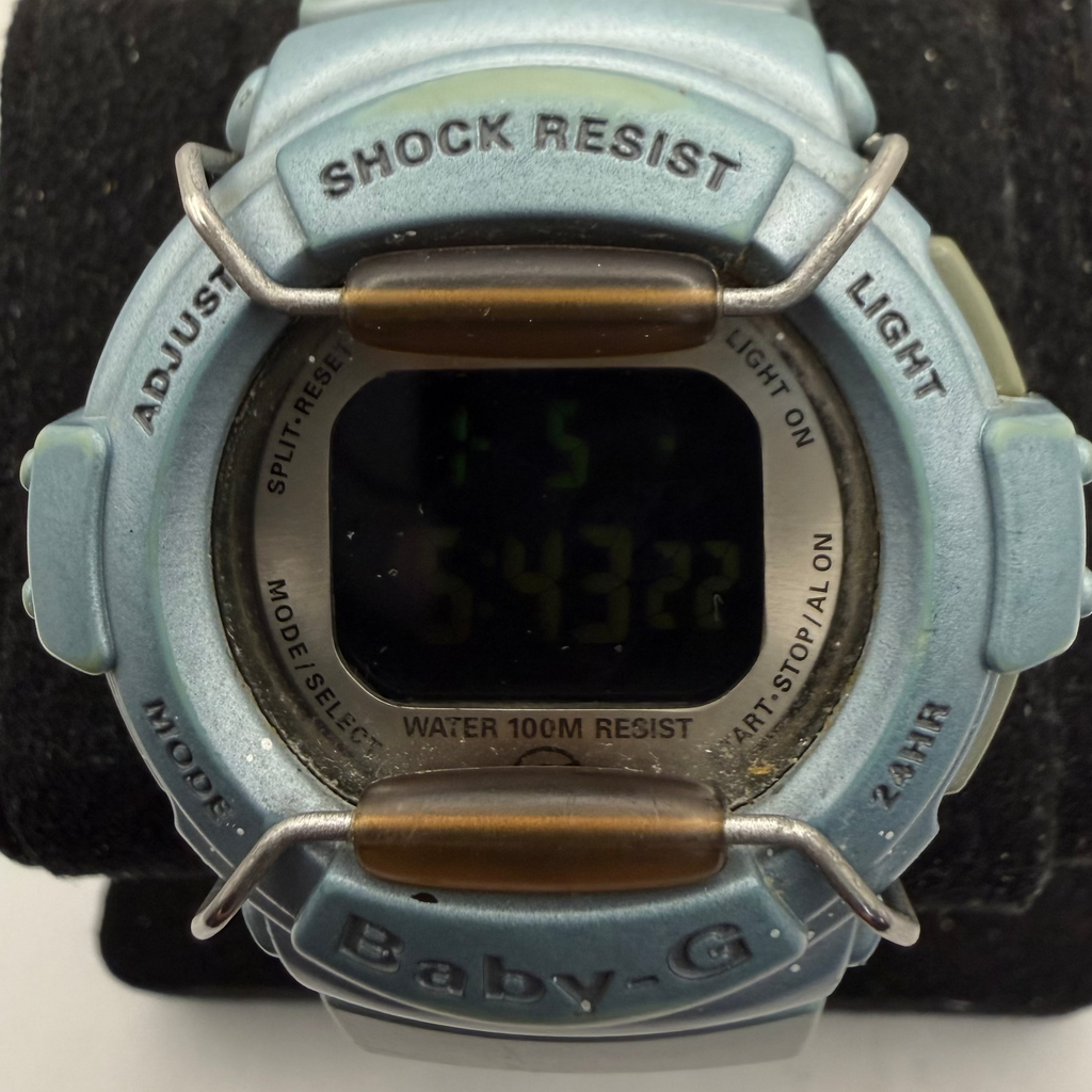Casio Baby-G Shock Resist Digital Blue Ladies Watch 100M (Fully Tested and Working)- £30.00