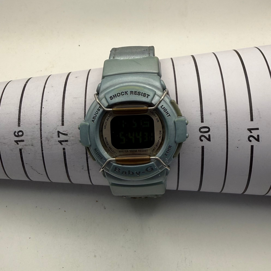 Casio Baby-G Shock Resist Digital Blue Ladies Watch 100M (Fully Tested and Working)- £30.00