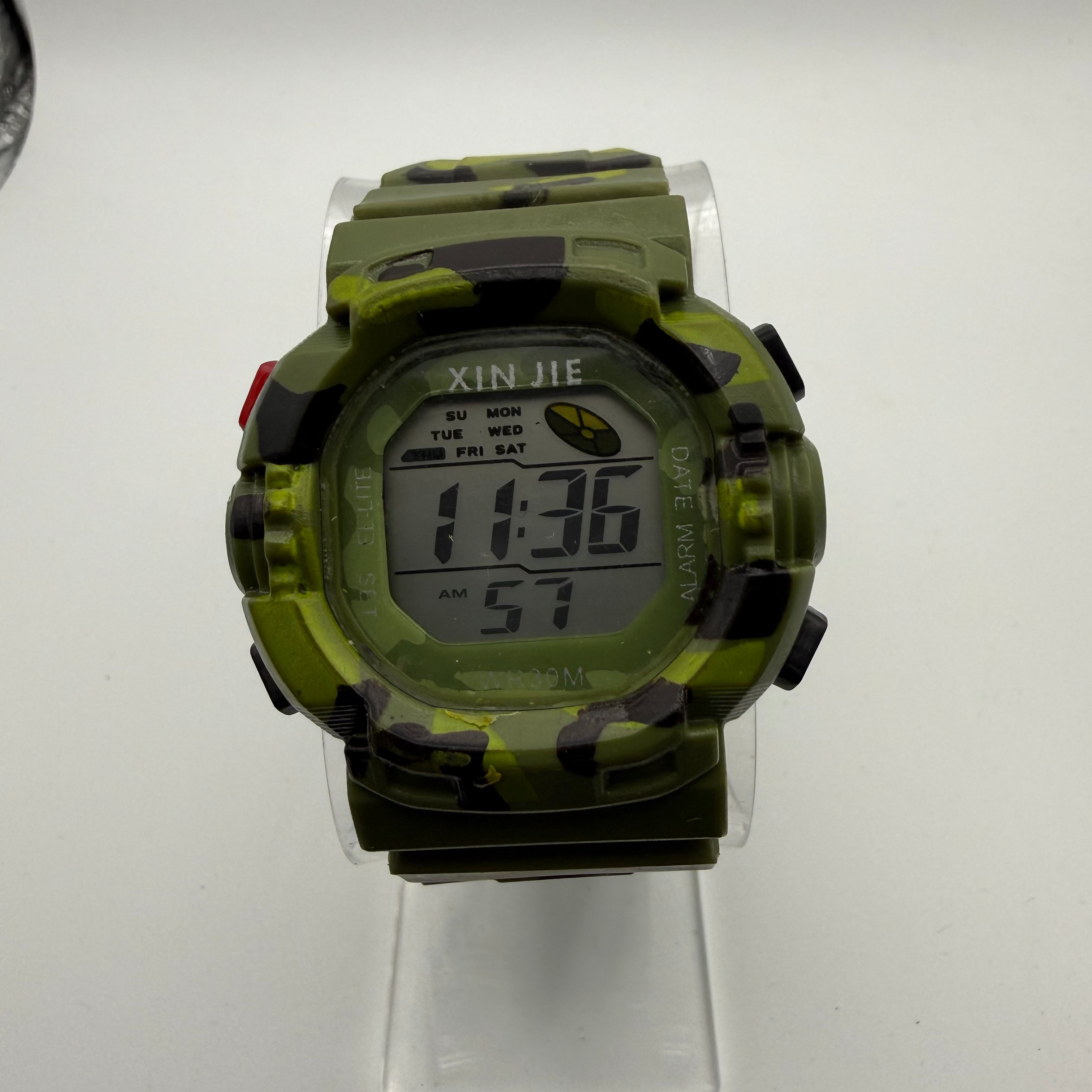 Xin Jie Kids Digital Camo Sports Watch – Green Camouflage- £4.99