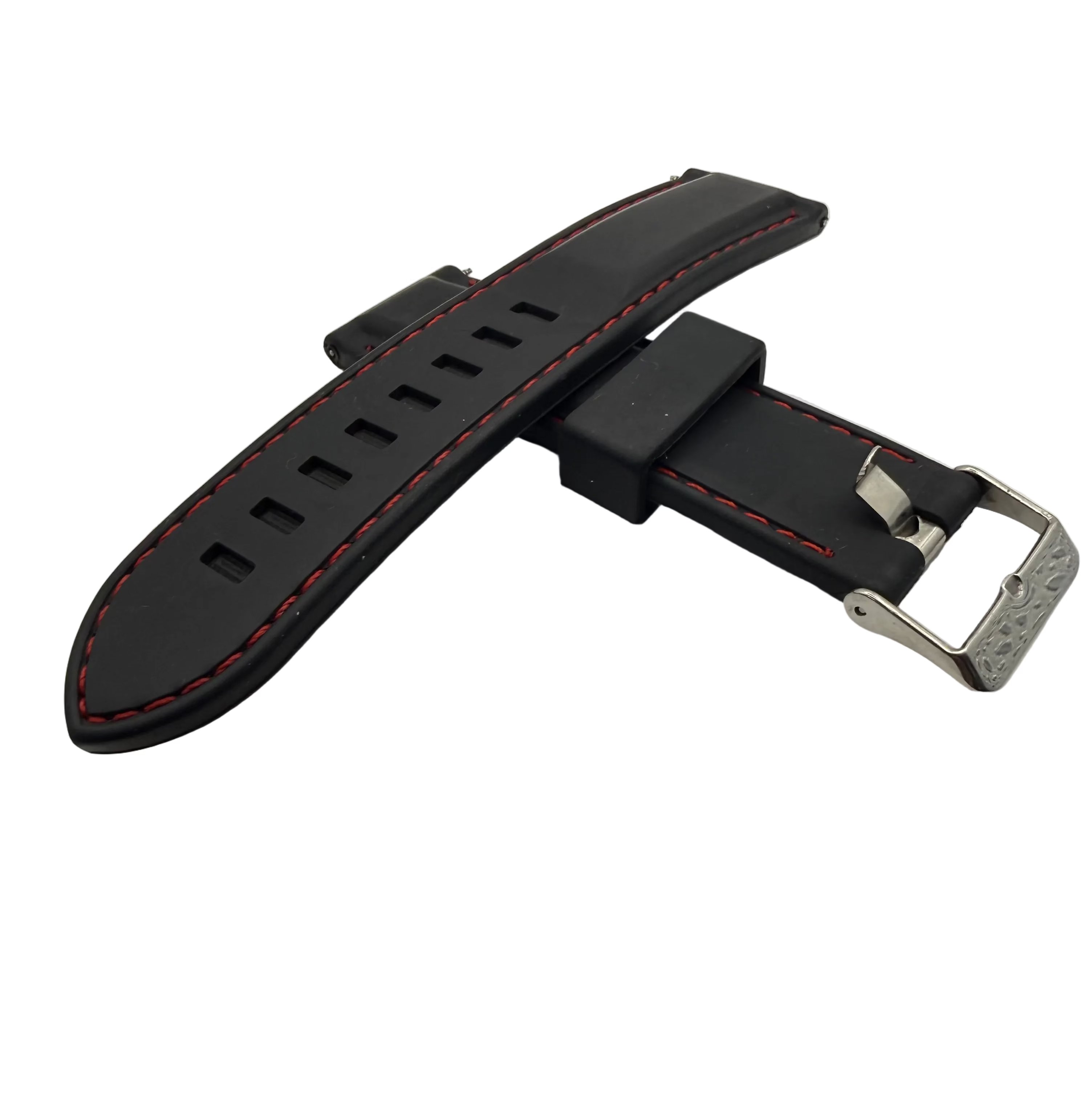 Strap Rubber 24mm Silver Buckle £7.99