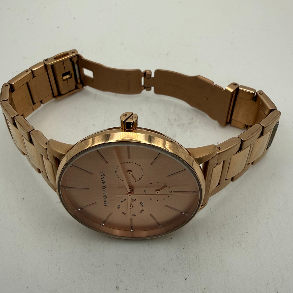 Armani Exchange Rose Gold Multi-Function Men's Watch AX5532 (Fully Tested and Working)- £40.00