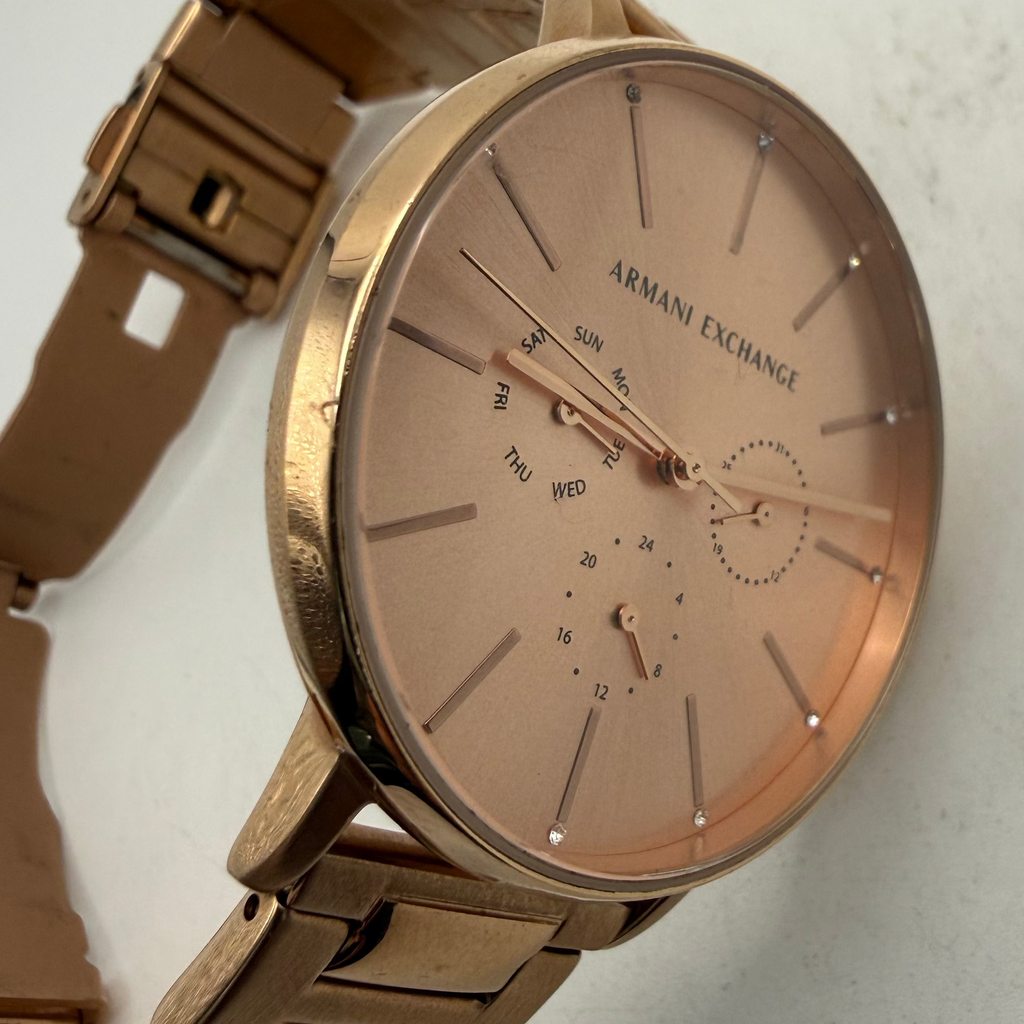 Armani Exchange Rose Gold Multi-Function Men's Watch AX5532 (Fully Tested and Working)- £40.00
