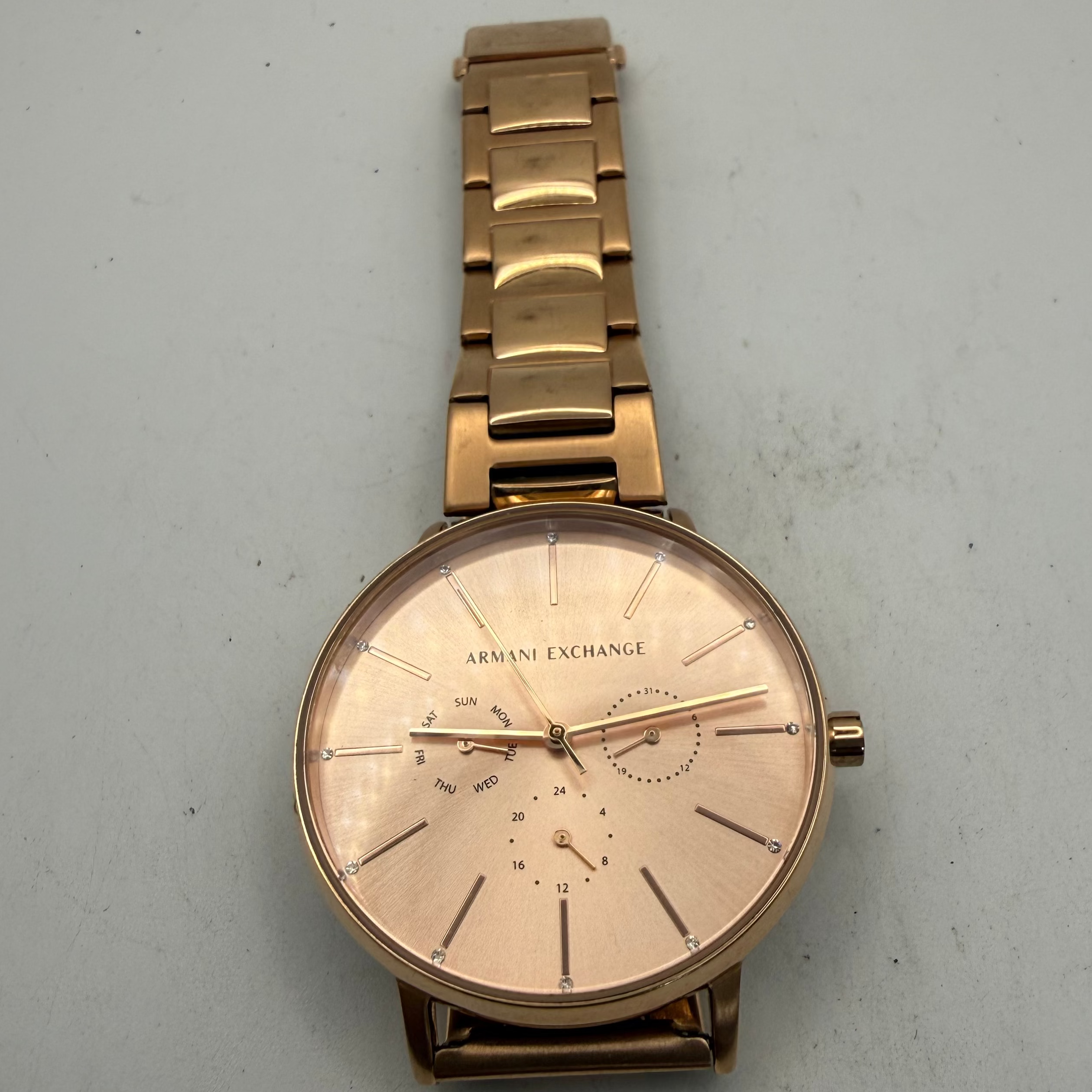Armani Exchange Rose Gold Multi-Function Men's Watch AX5532 (Fully Tested and Working)- £40.00