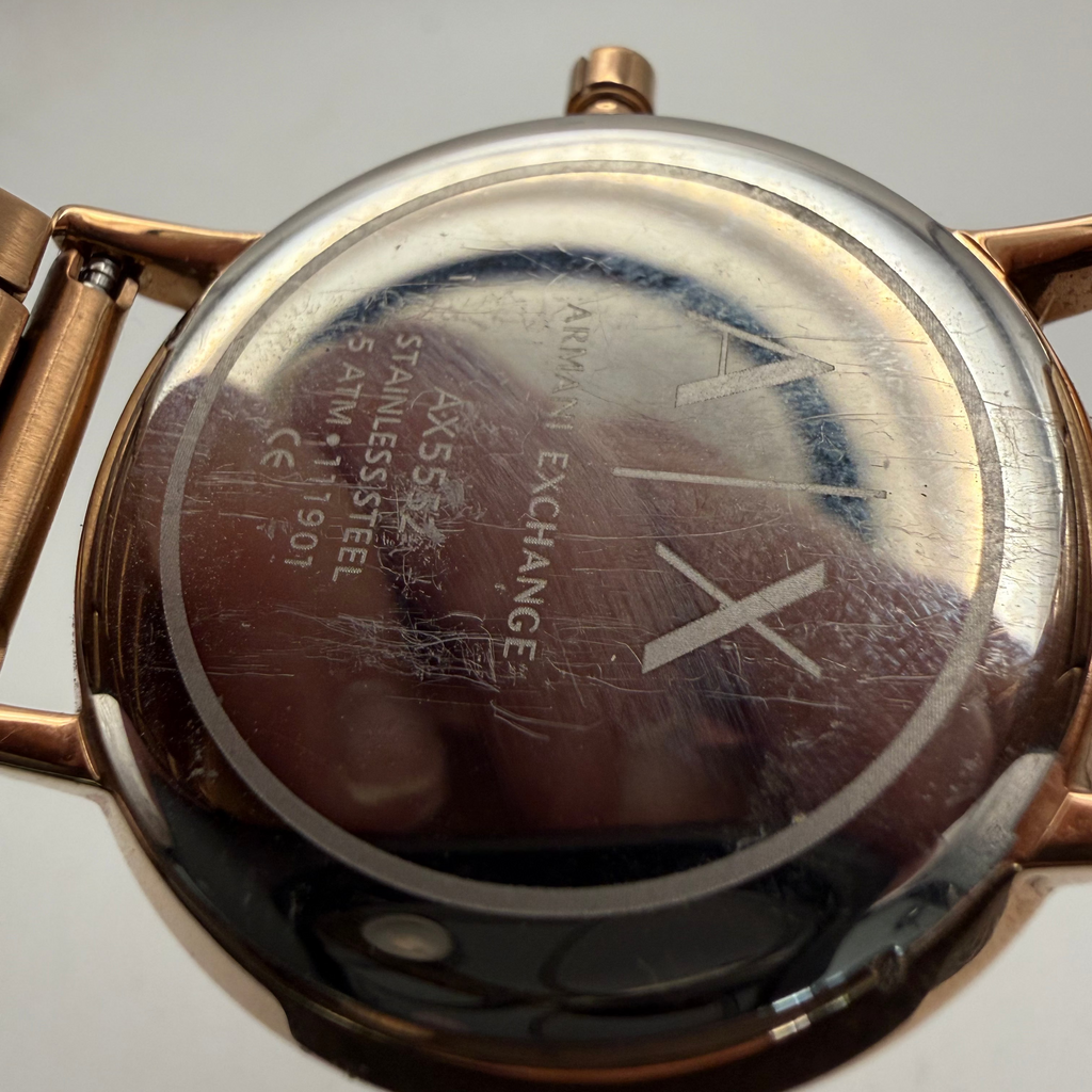 Armani Exchange Rose Gold Multi-Function Men's Watch AX5532 (Fully Tested and Working)- £40.00