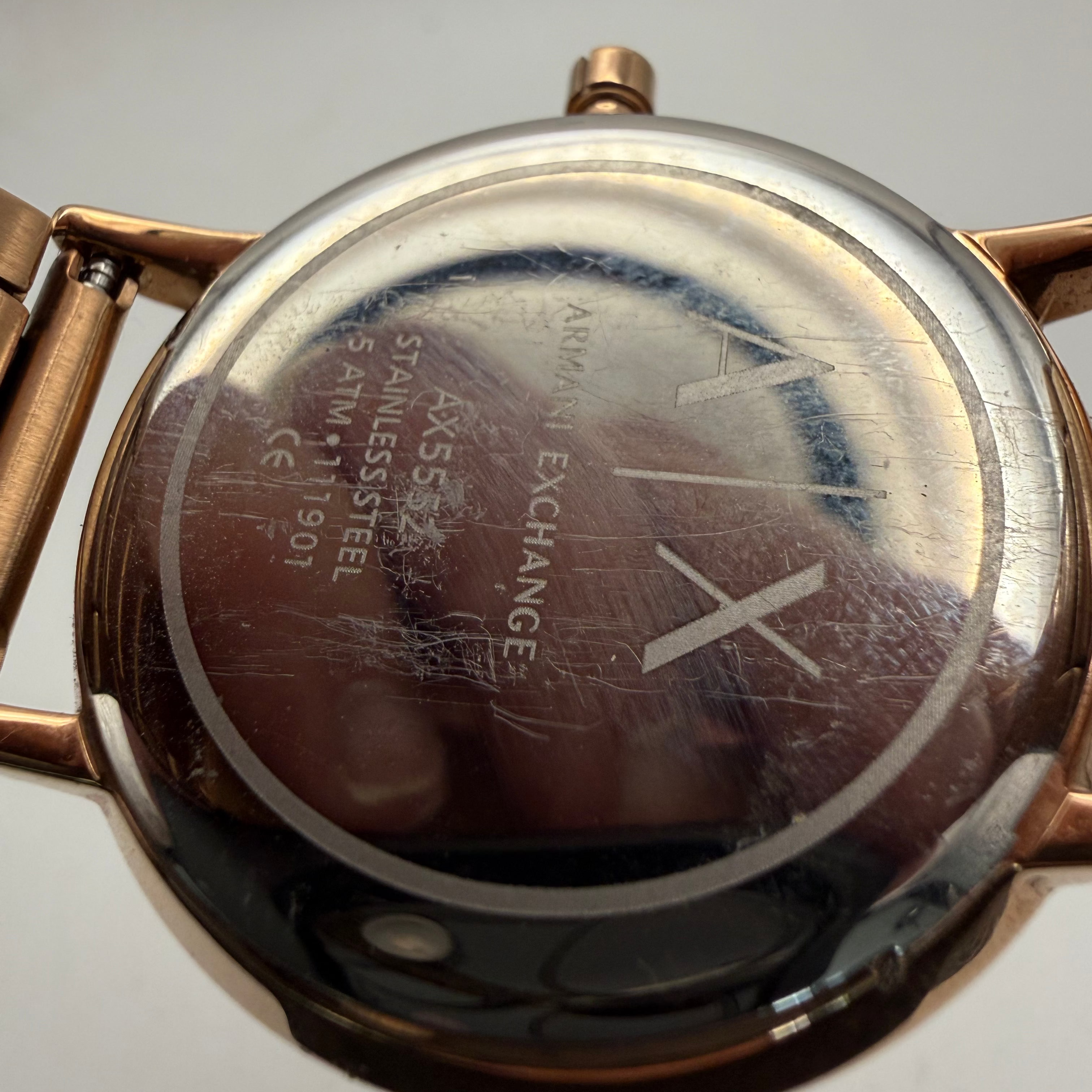 Armani Exchange Rose Gold Multi-Function Men's Watch AX5532 (Fully Tested and Working)- £40.00