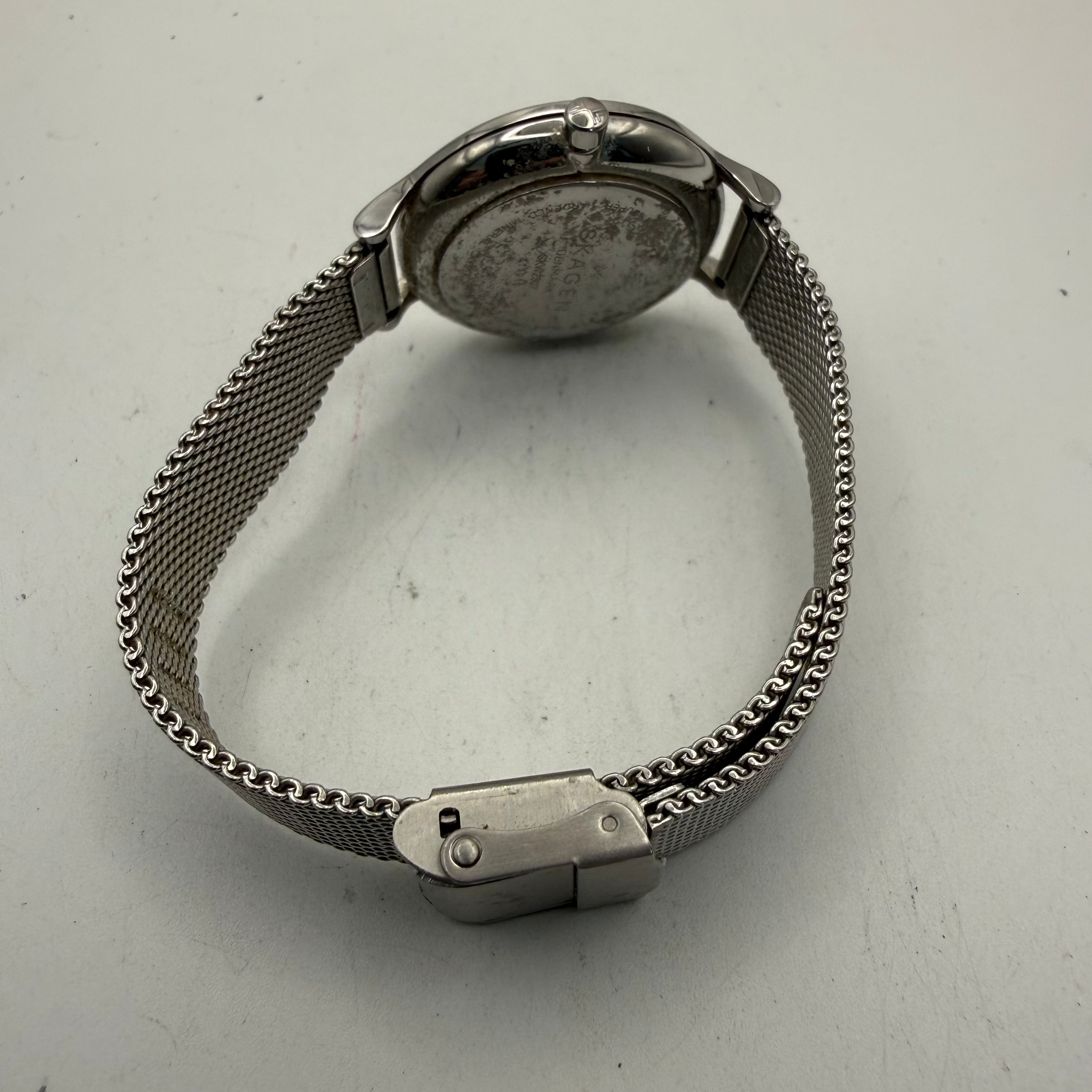 Skagen Denmark SKW2307 Blue Dial Stainless Steel Mesh Bracelet Ladies Watch (Fully Tested and Working- £20.00