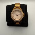Fossil AM4454 Rose Gold-Tone Crystal Bezel Ladies Quartz Watch (Fully Tested and Working)- £35.00