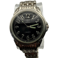 Q&Q  watch featuring a clean black dial with bold Arabic numerals - £12.99