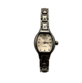 EVN Quartz ladies watch featuring a compact tonneau-shaped stainless steel case- £9.99