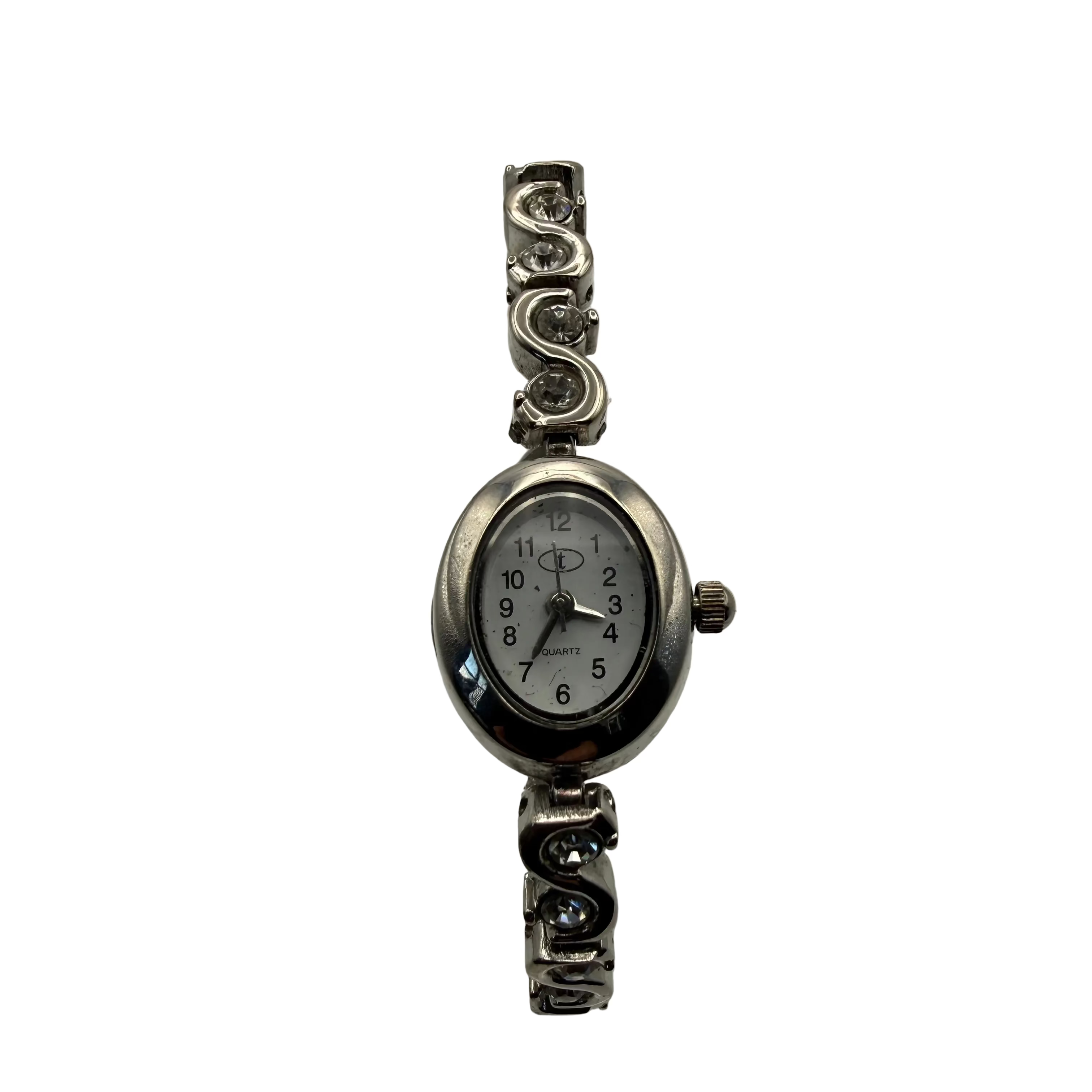 No Brand Ladies Crystal Bracelet Watch- £9.99