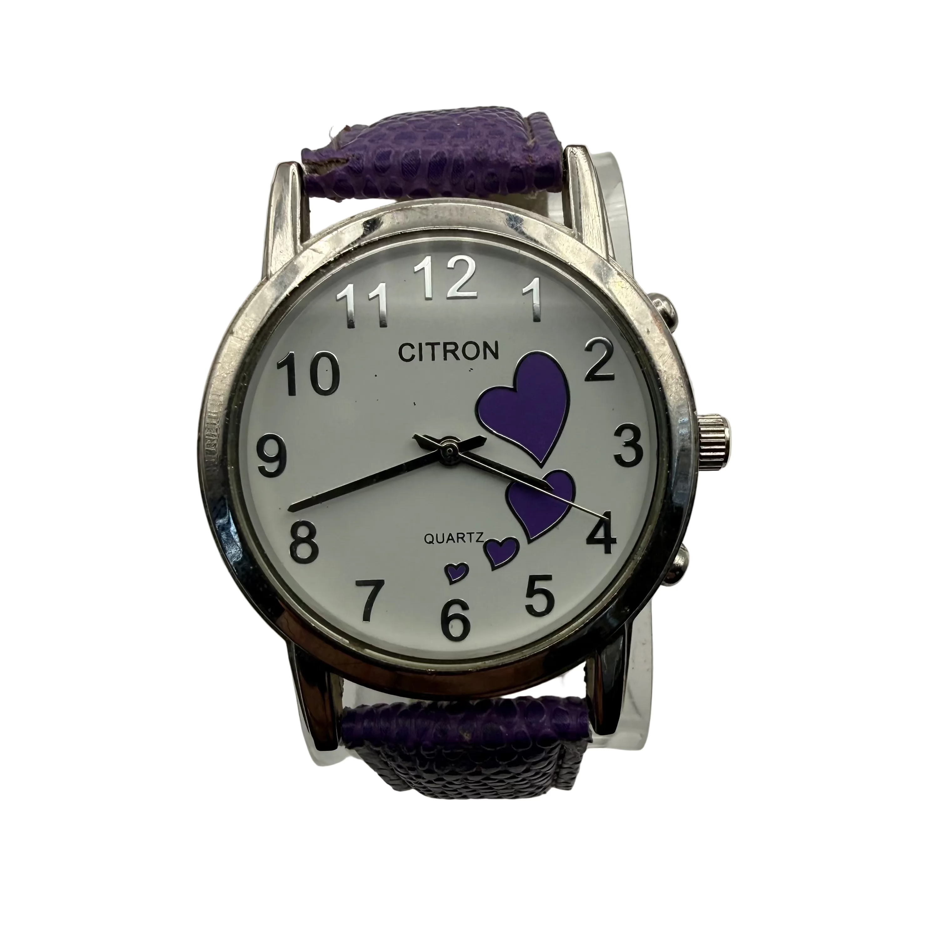 Citron Quartz Ladies Watch – Purple Heart Dial- £9.99