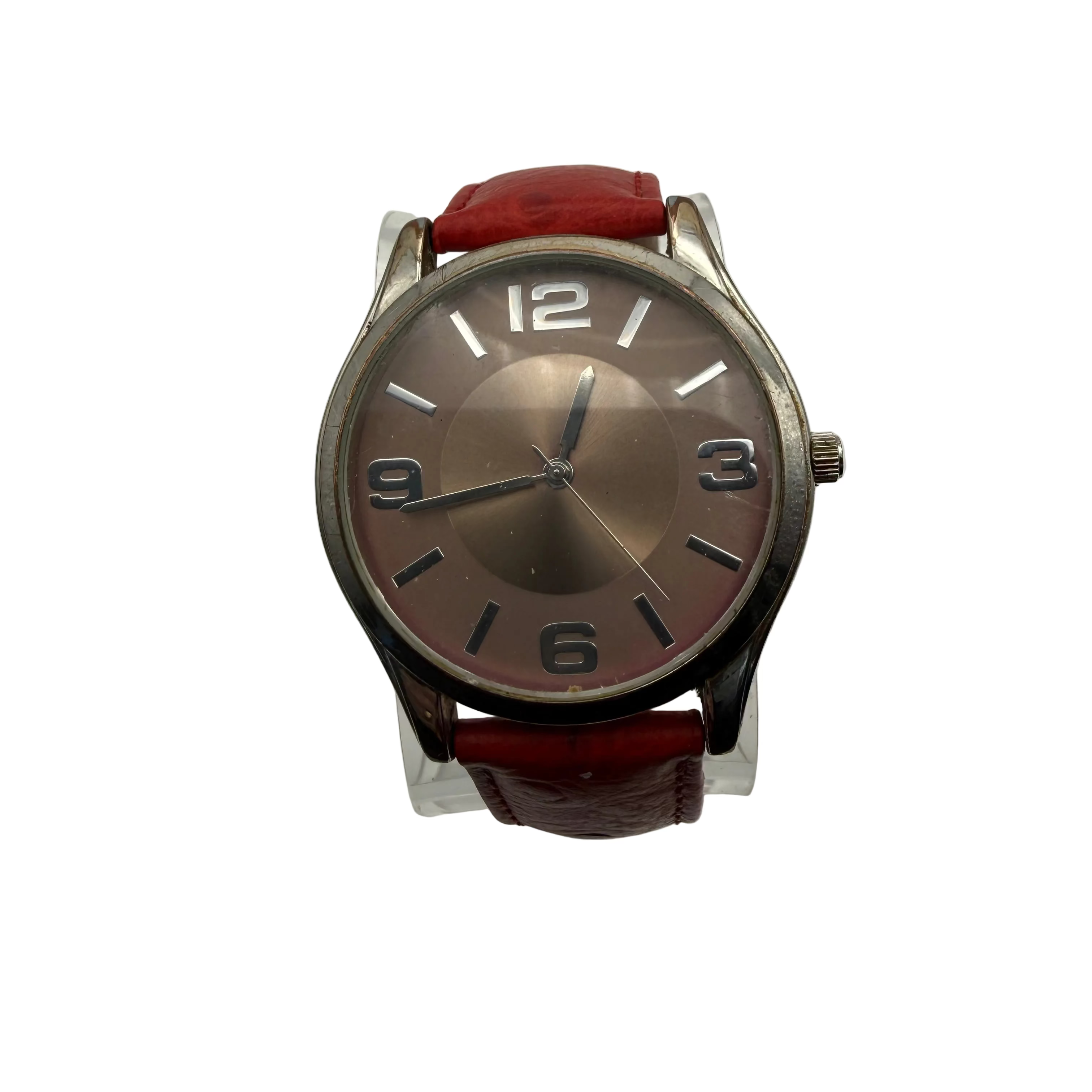 Marks & Spencer Ladies Quartz Watch – Pink Sunburst Dial- £9.99