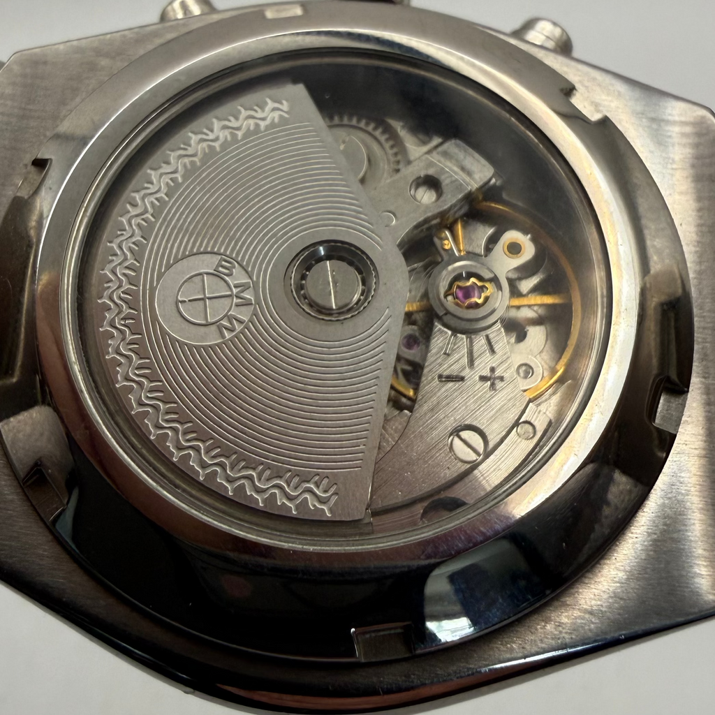 BMW Automatic Moonphase Stainless Steel Men's Watch 41mm (Fully Tested and Working)- £80.00