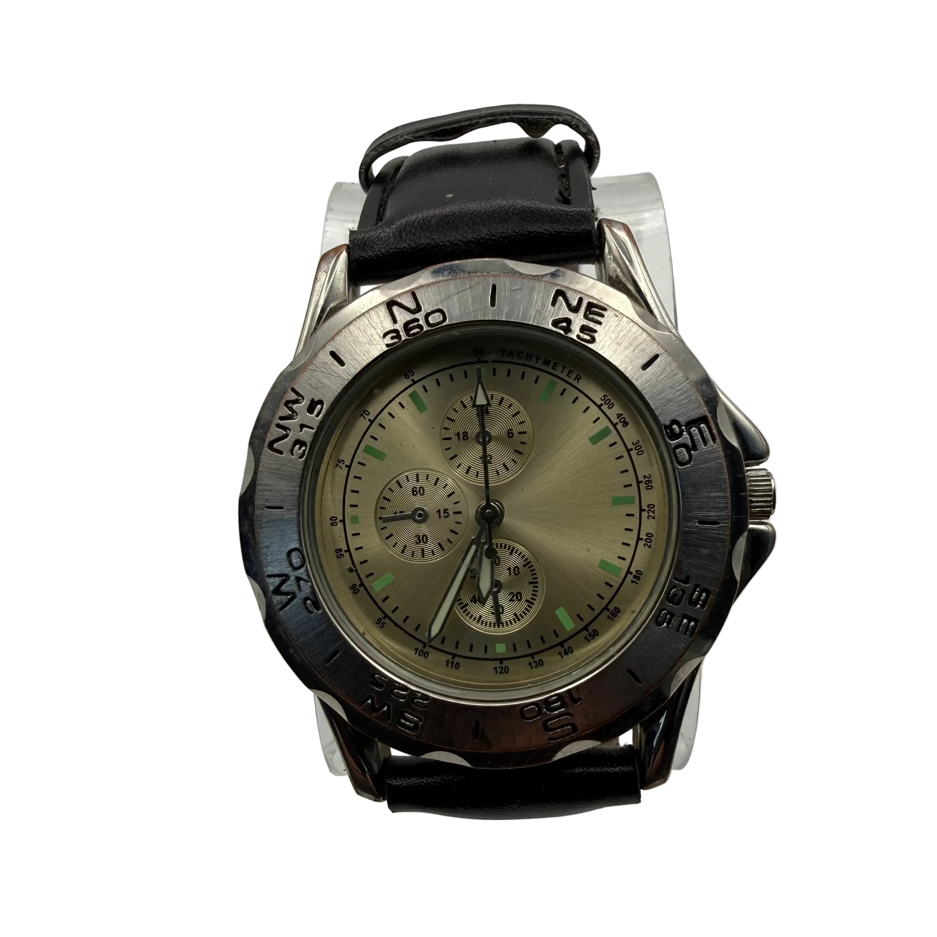 No Brand Vintage Chronograph Style Quartz Watch - £9.99