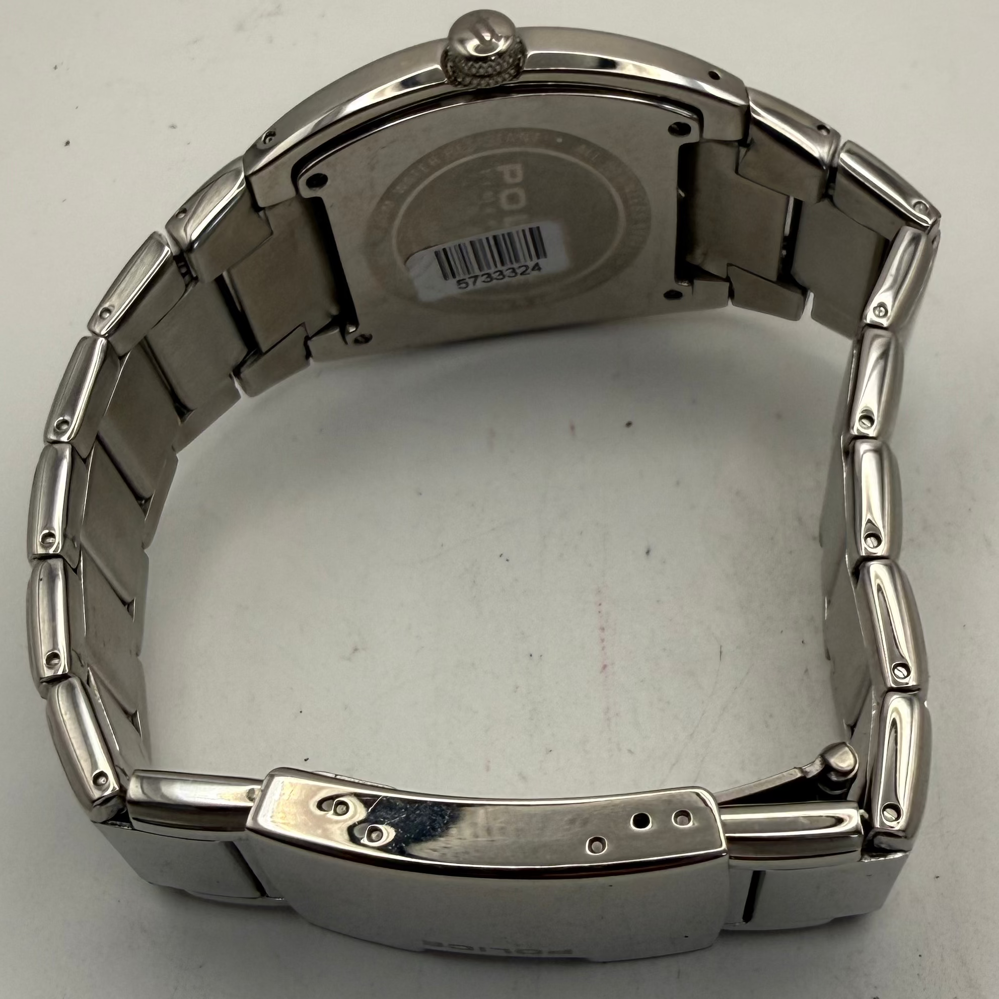 Police Black Dial Date Stainless Steel Quartz Men's Watch 41mm (Fully Tested and Working)- £40.00
