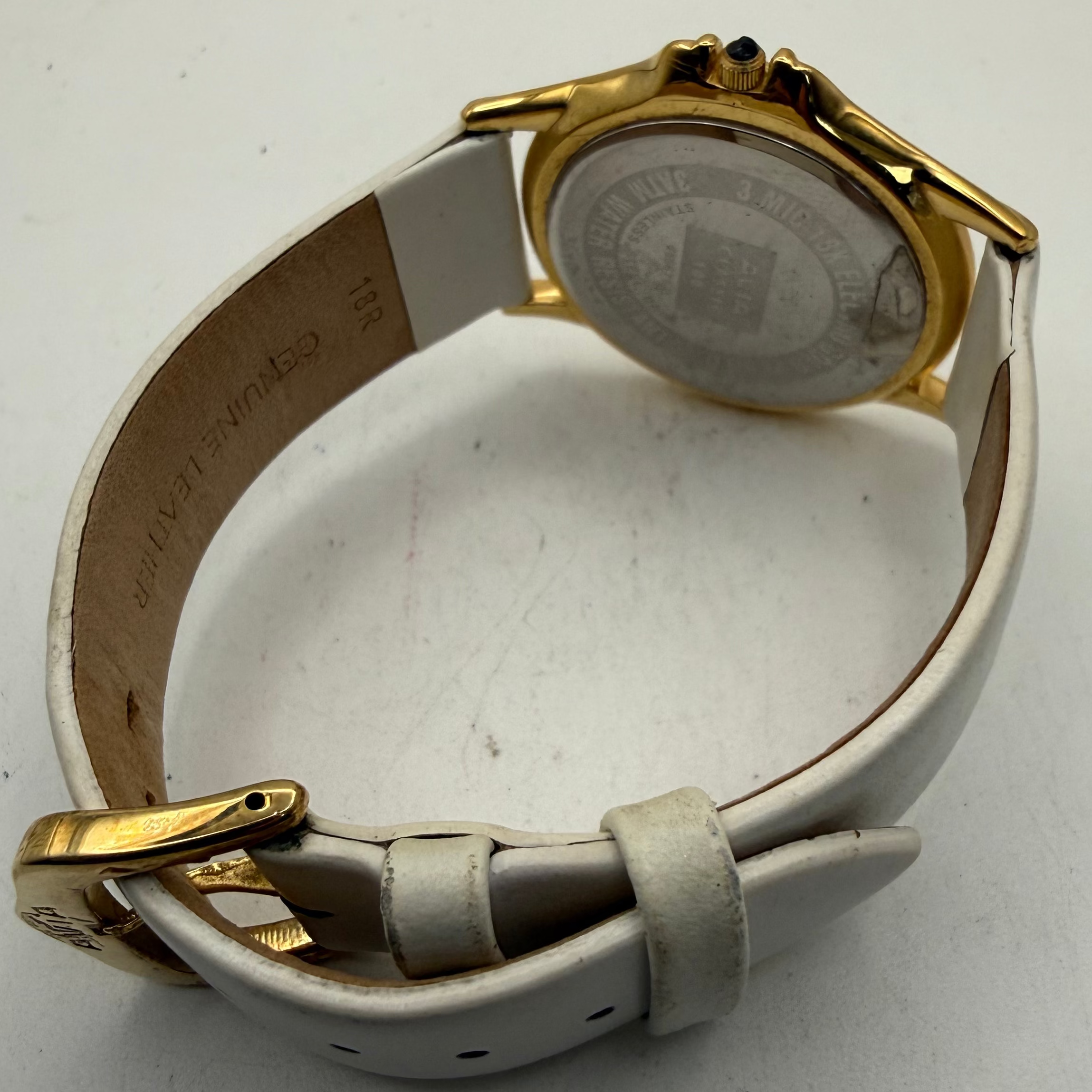 Avia Classic 100 Gold Plated White Dial Quartz Ladies Watch 37mm (Fully Tested and Working)- £25.00