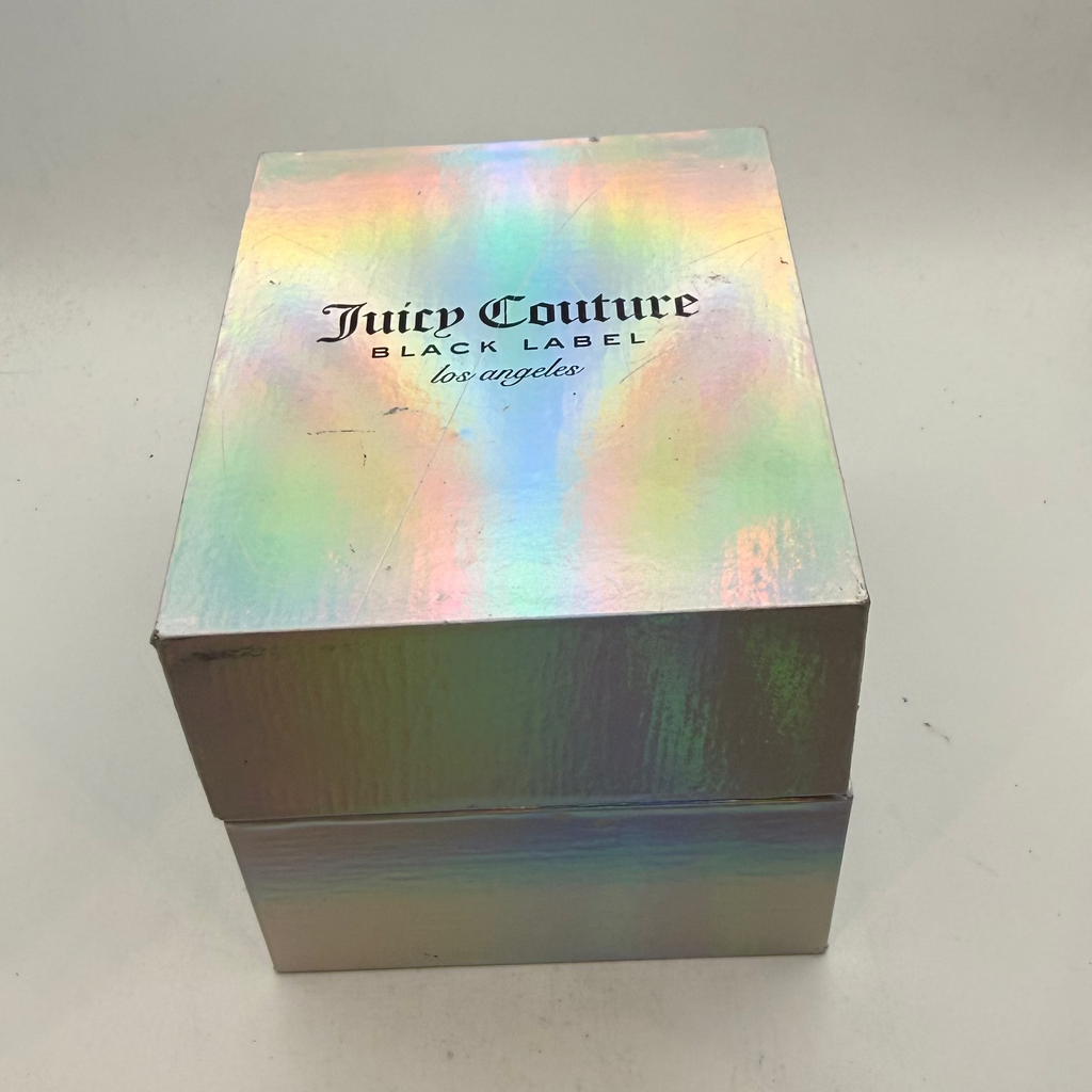 Juicy Couture Black Label Ladies Rose Gold Tone Watch Rainbow Crystal Bezel 40mm- £20.00