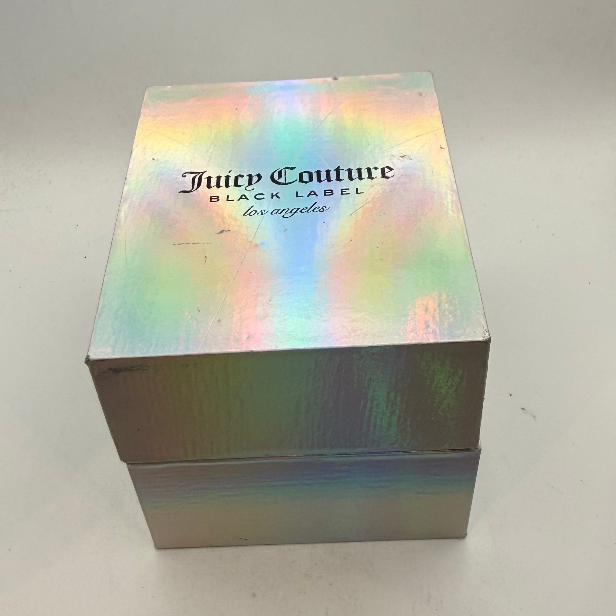 Juicy Couture Black Label Ladies Rose Gold Tone Watch Rainbow Crystal Bezel 40mm- £20.00