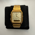 Casio AQ-230 Gold-Tone Ana-Digi Vintage Watch (Fully Tested and Working)- £50.00